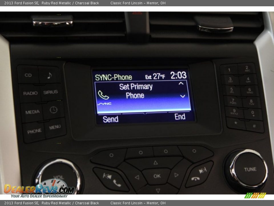 2013 Ford Fusion SE Ruby Red Metallic / Charcoal Black Photo #9