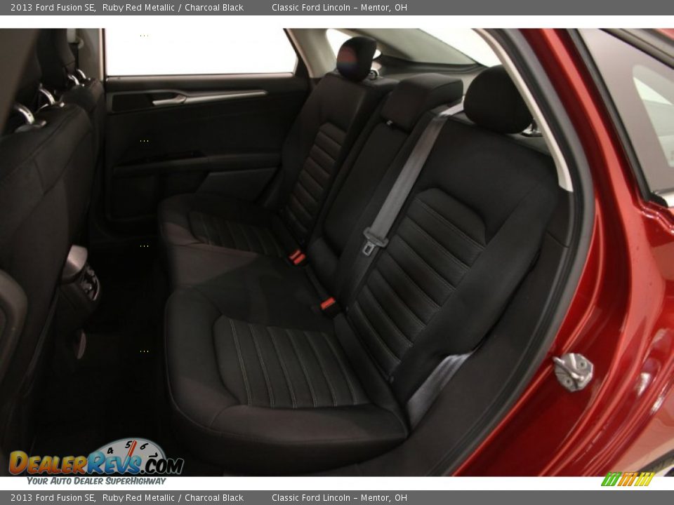 2013 Ford Fusion SE Ruby Red Metallic / Charcoal Black Photo #13