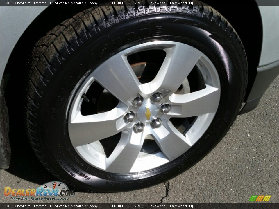 2012 Chevrolet Traverse LT Silver Ice Metallic / Ebony Photo #4