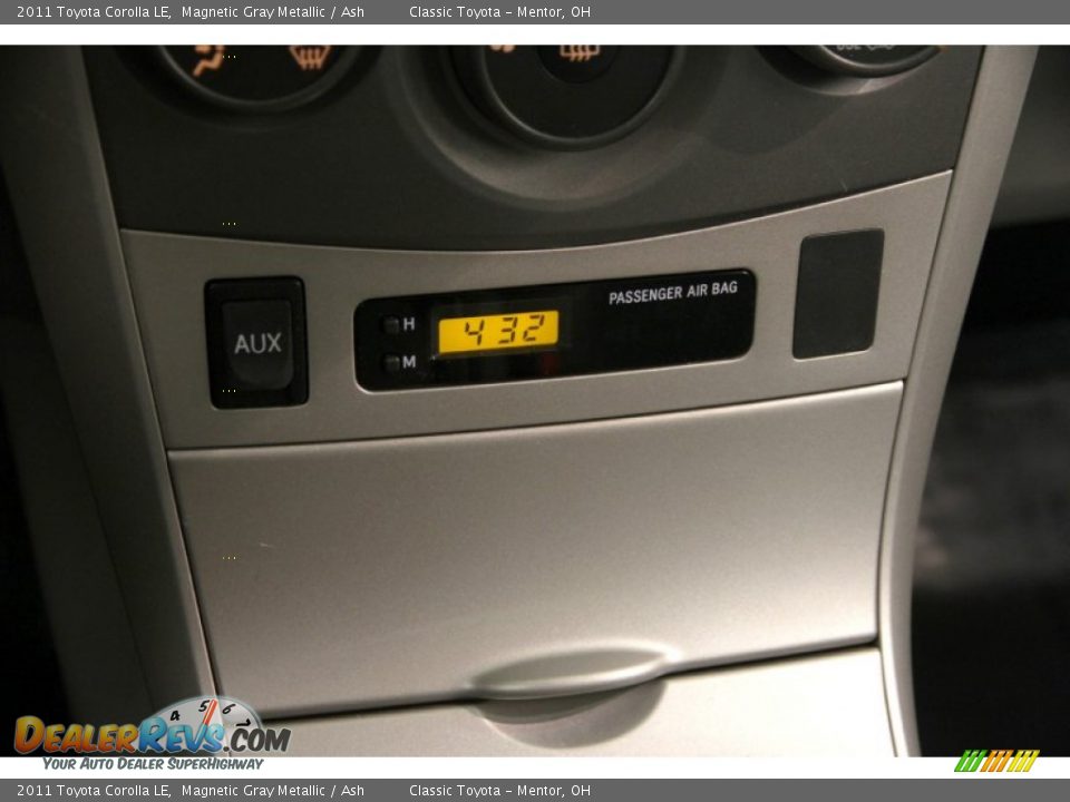 2011 Toyota Corolla LE Magnetic Gray Metallic / Ash Photo #9