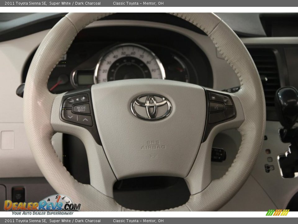 2011 Toyota Sienna SE Steering Wheel Photo #7