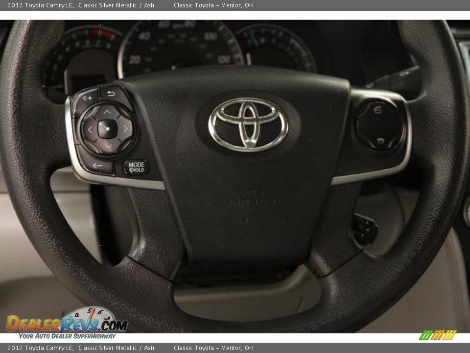 2012 Toyota Camry LE Steering Wheel Photo #6