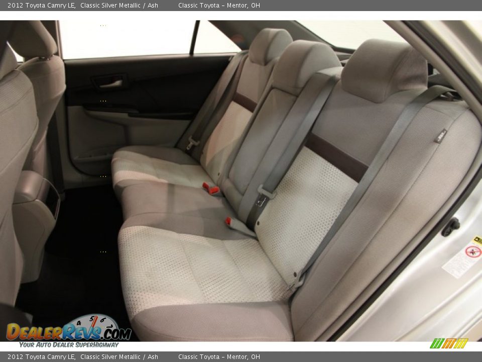 Rear Seat of 2012 Toyota Camry LE Photo #17