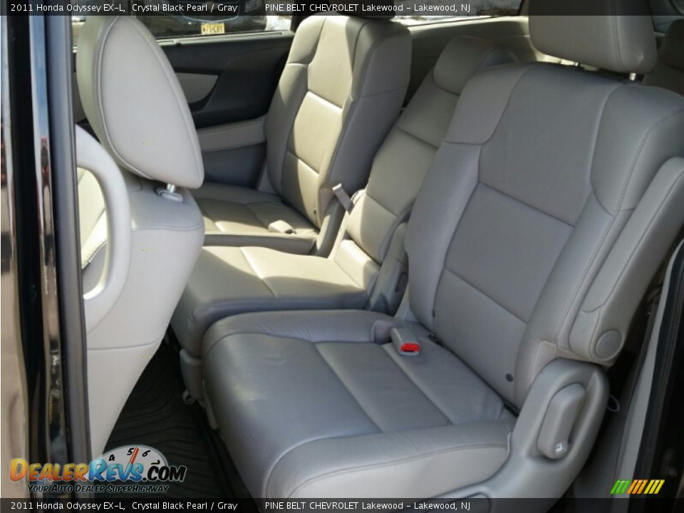 2011 Honda Odyssey EX-L Crystal Black Pearl / Gray Photo #13