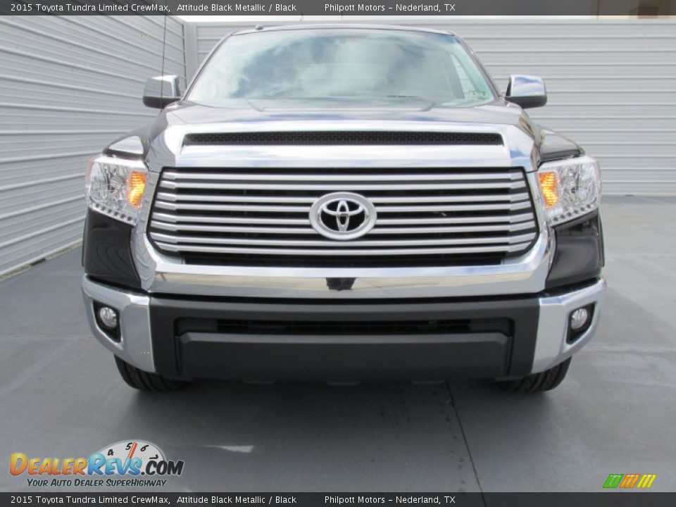 2015 Toyota Tundra Limited CrewMax Attitude Black Metallic / Black Photo #8