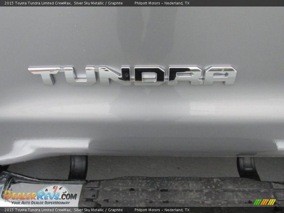 2015 Toyota Tundra Limited CrewMax Silver Sky Metallic / Graphite Photo #15