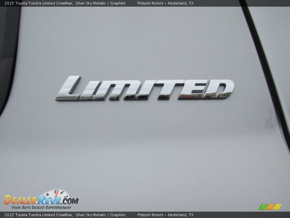 2015 Toyota Tundra Limited CrewMax Silver Sky Metallic / Graphite Photo #16
