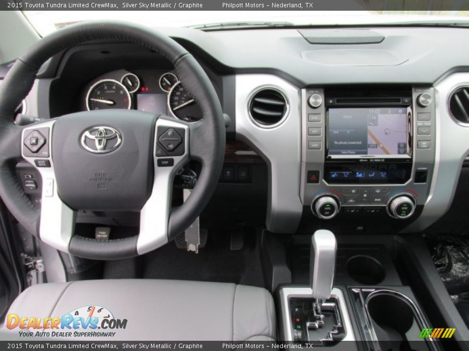 Dashboard of 2015 Toyota Tundra Limited CrewMax Photo #26