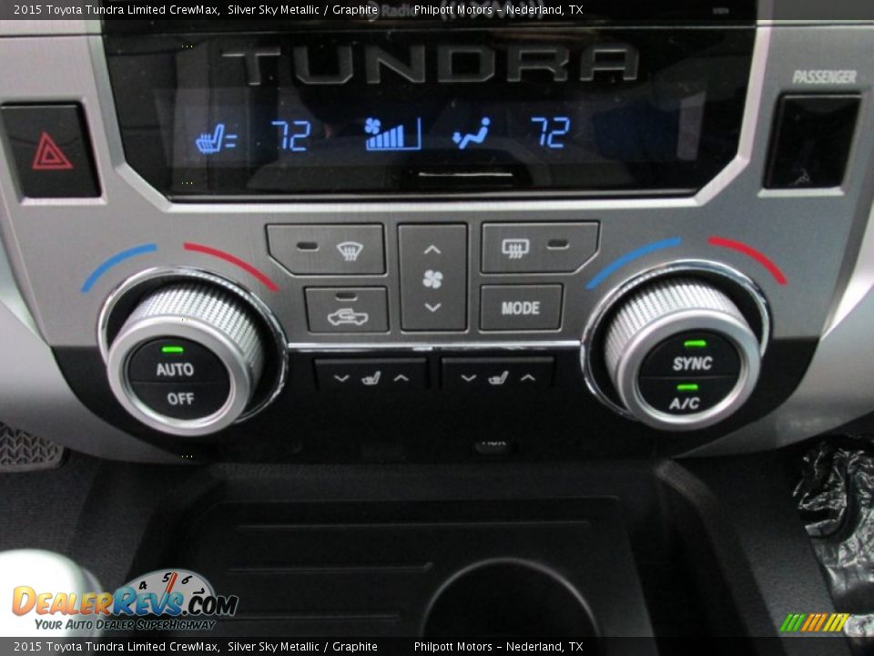 Controls of 2015 Toyota Tundra Limited CrewMax Photo #29
