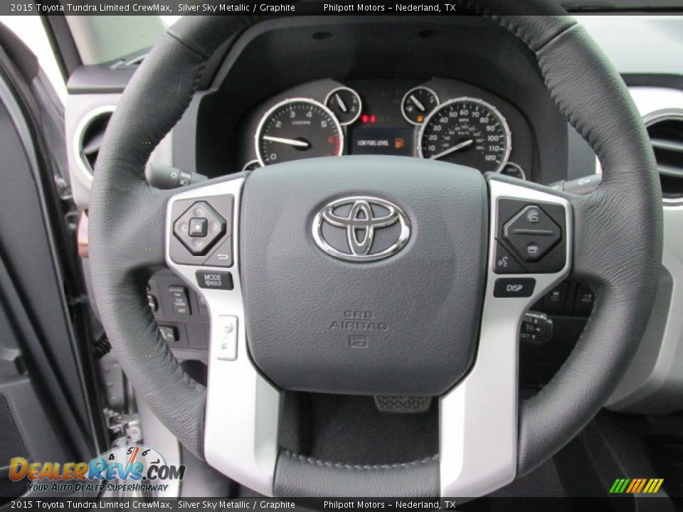 2015 Toyota Tundra Limited CrewMax Steering Wheel Photo #31