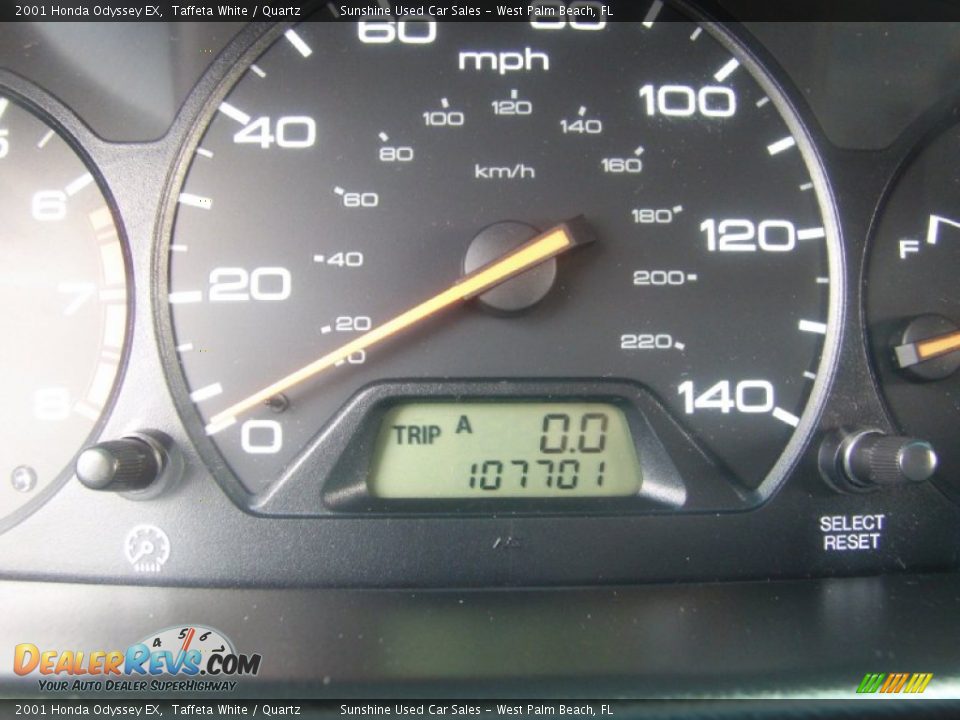 2001 Honda Odyssey EX Taffeta White / Quartz Photo #10