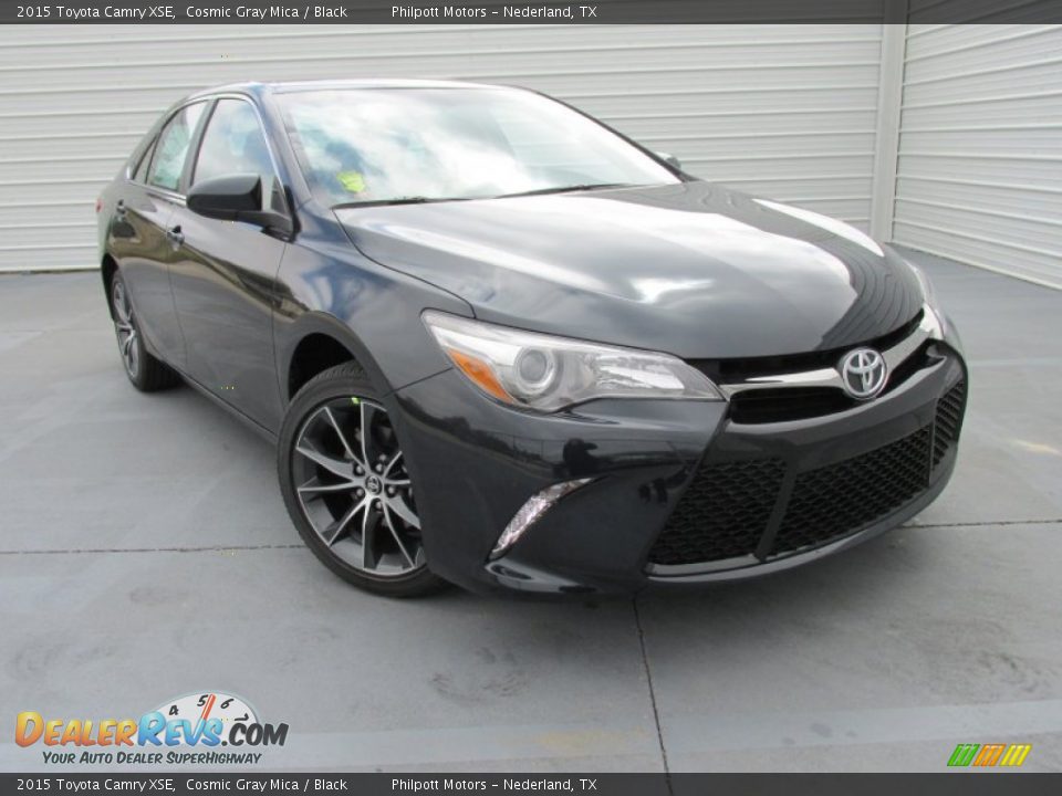 2015 Toyota Camry XSE Cosmic Gray Mica / Black Photo #2