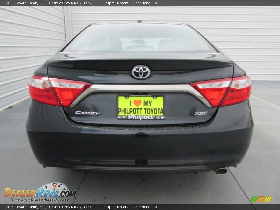 2015 Toyota Camry XSE Cosmic Gray Mica / Black Photo #5