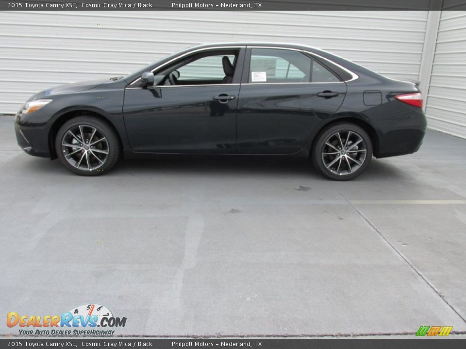 2015 Toyota Camry XSE Cosmic Gray Mica / Black Photo #6