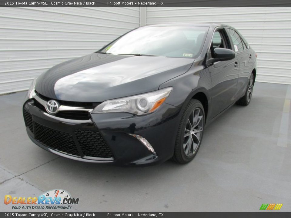 2015 Toyota Camry XSE Cosmic Gray Mica / Black Photo #7