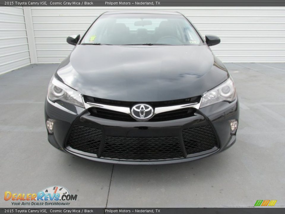 2015 Toyota Camry XSE Cosmic Gray Mica / Black Photo #8