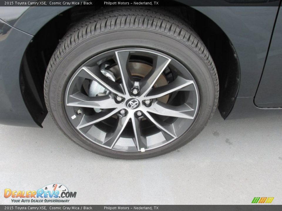 2015 Toyota Camry XSE Cosmic Gray Mica / Black Photo #11