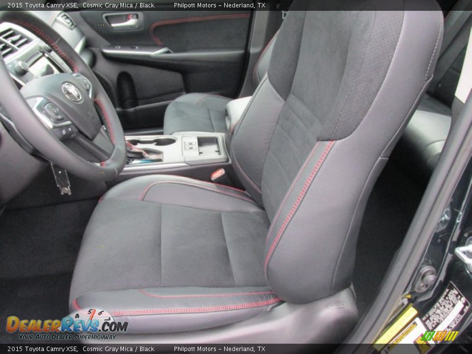 2015 Toyota Camry XSE Cosmic Gray Mica / Black Photo #21
