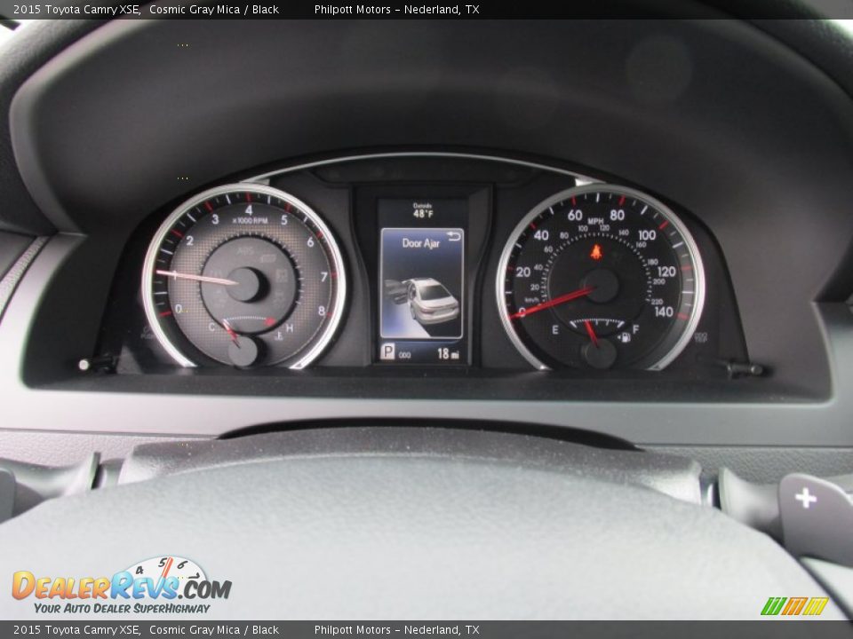 2015 Toyota Camry XSE Cosmic Gray Mica / Black Photo #29