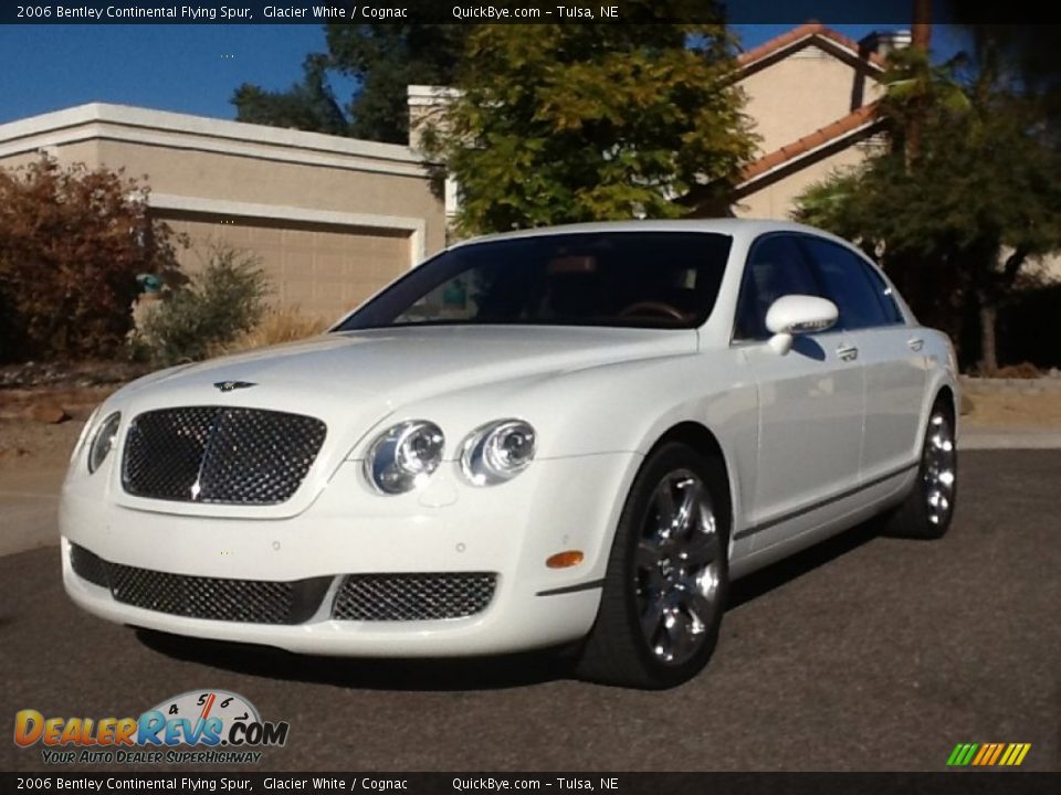2006 Bentley Continental Flying Spur Glacier White / Cognac Photo #1