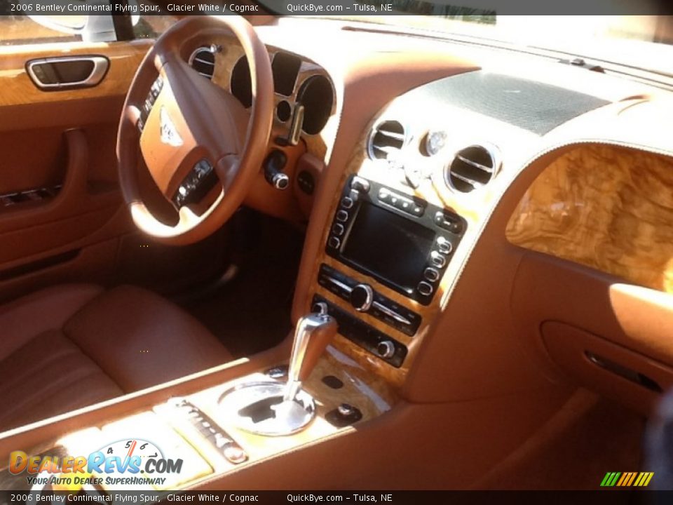 2006 Bentley Continental Flying Spur Glacier White / Cognac Photo #3
