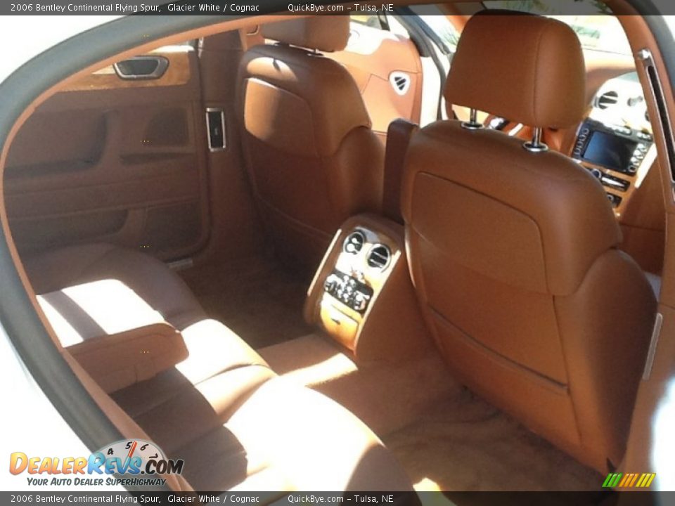 2006 Bentley Continental Flying Spur Glacier White / Cognac Photo #4