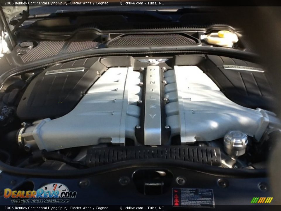 2006 Bentley Continental Flying Spur Glacier White / Cognac Photo #5