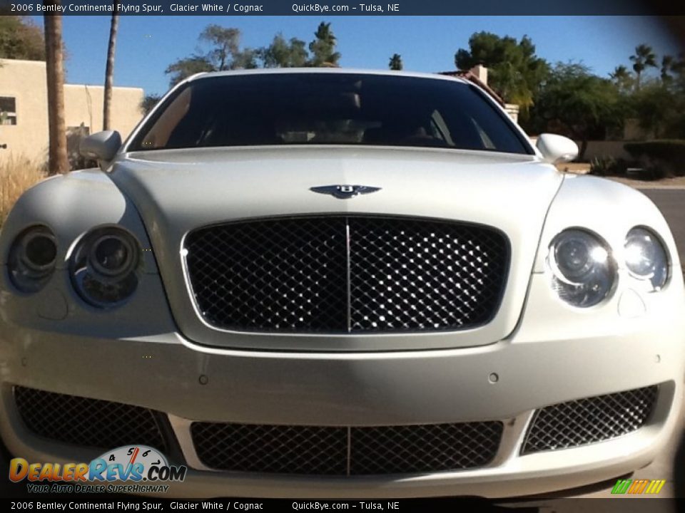 2006 Bentley Continental Flying Spur Glacier White / Cognac Photo #7