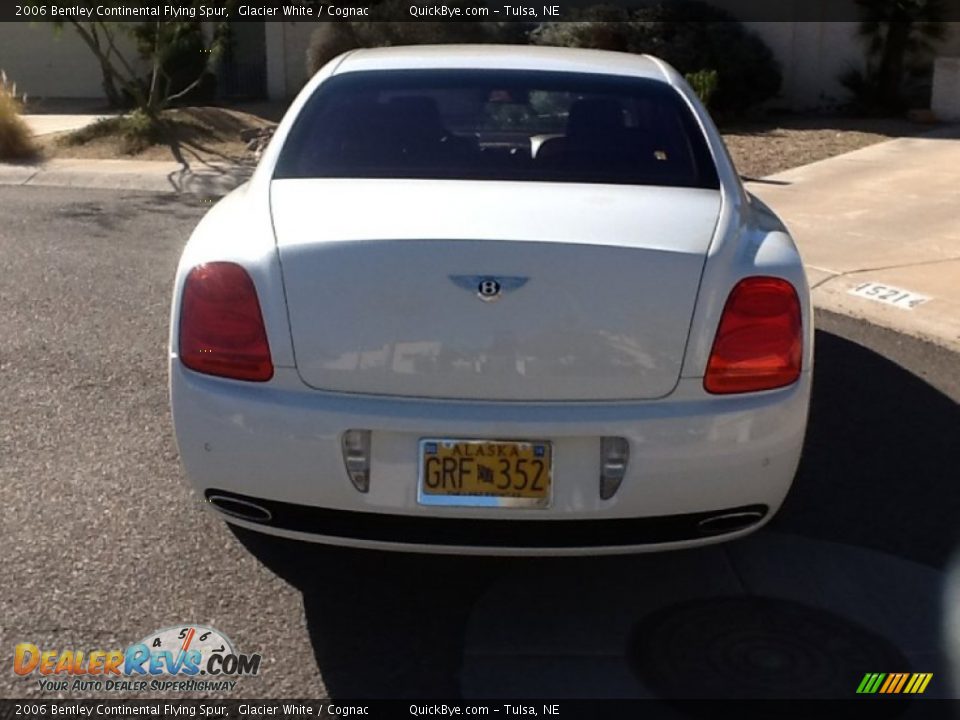2006 Bentley Continental Flying Spur Glacier White / Cognac Photo #14