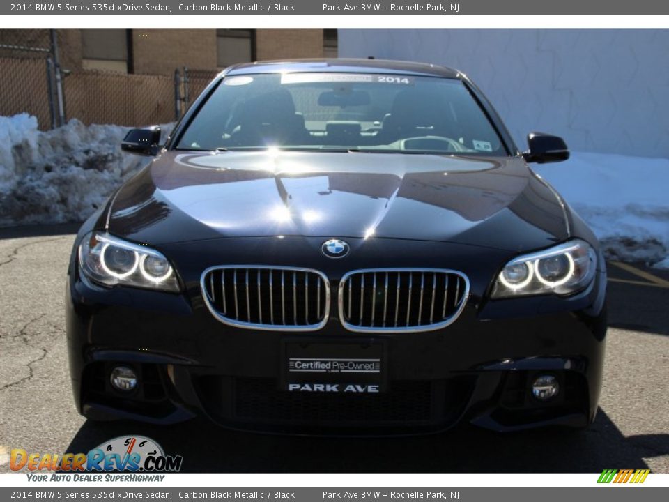2014 BMW 5 Series 535d xDrive Sedan Carbon Black Metallic / Black Photo #7