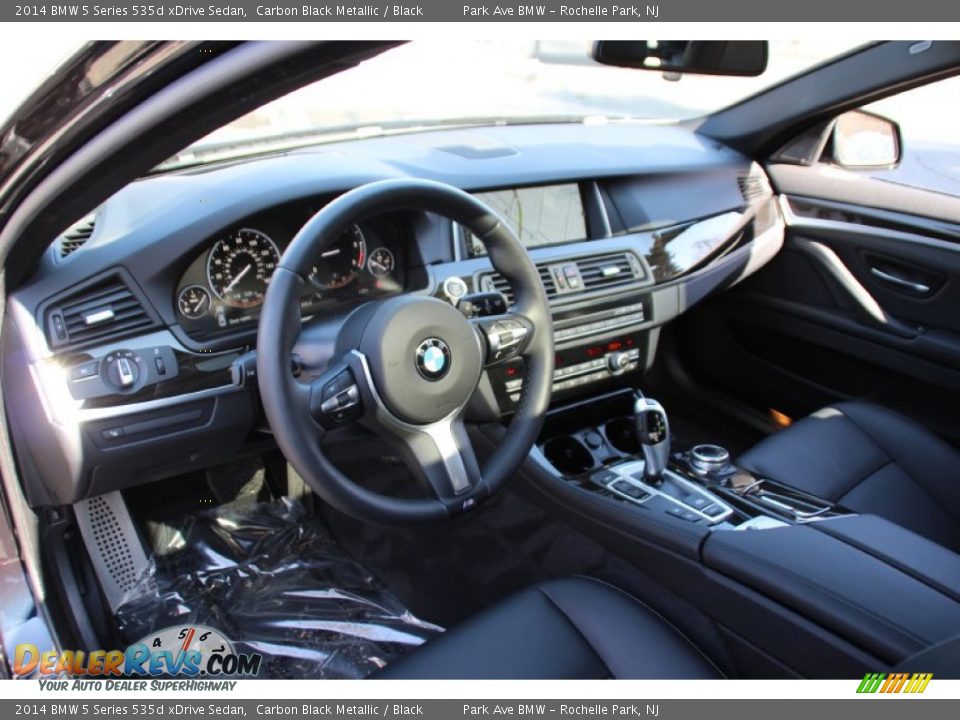 2014 BMW 5 Series 535d xDrive Sedan Carbon Black Metallic / Black Photo #10