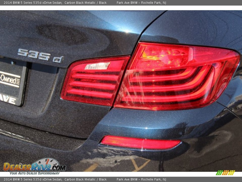 2014 BMW 5 Series 535d xDrive Sedan Carbon Black Metallic / Black Photo #23