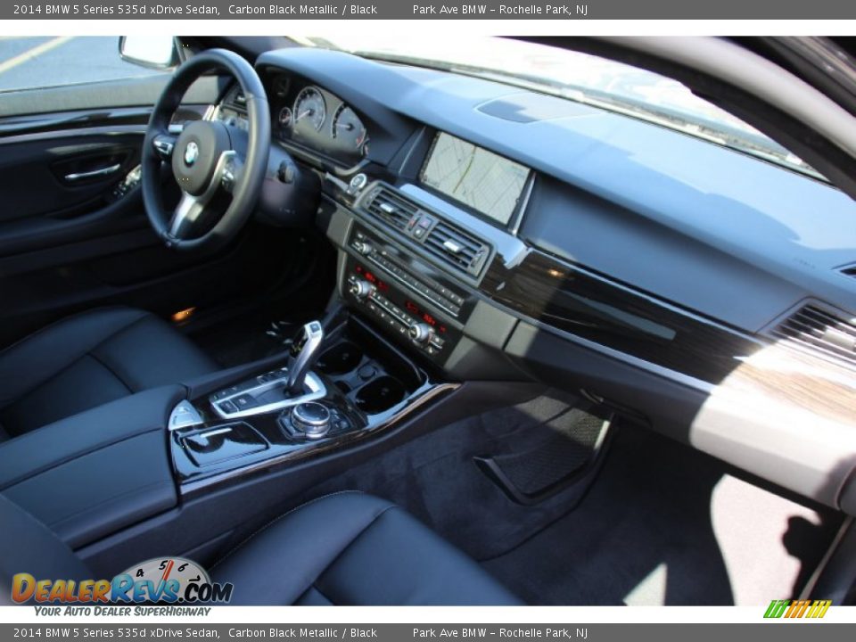 2014 BMW 5 Series 535d xDrive Sedan Carbon Black Metallic / Black Photo #27