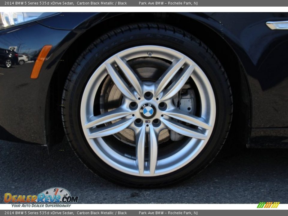 2014 BMW 5 Series 535d xDrive Sedan Carbon Black Metallic / Black Photo #31