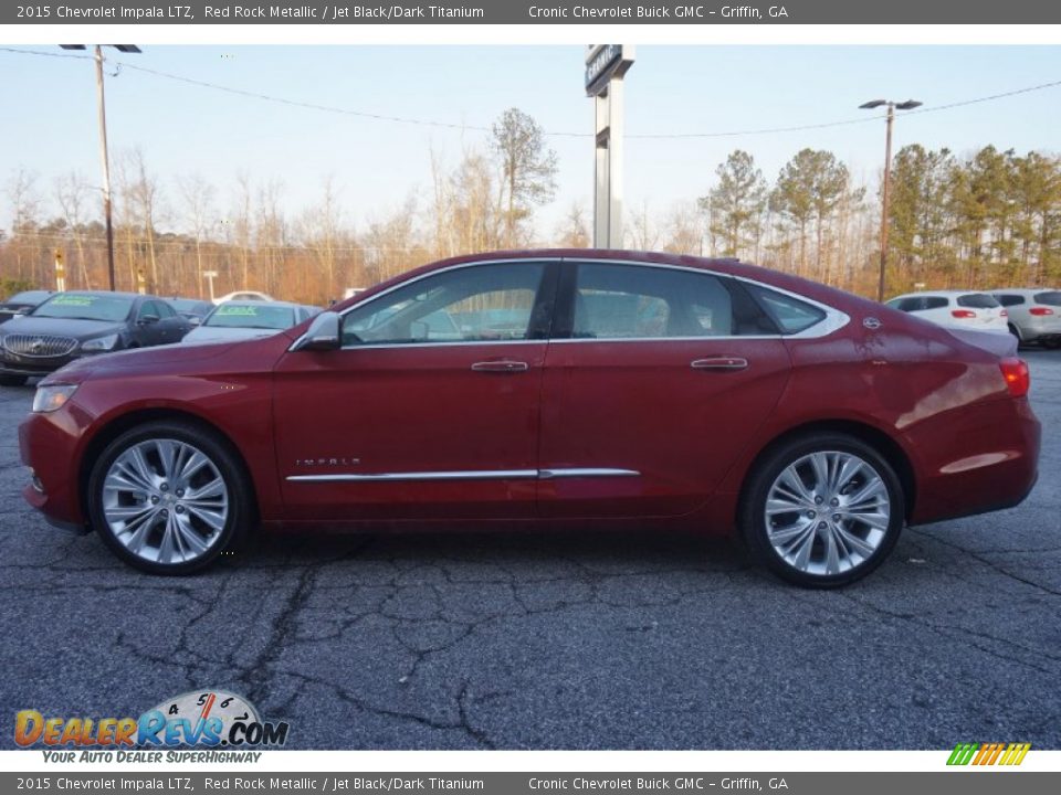 2015 Chevrolet Impala LTZ Red Rock Metallic / Jet Black/Dark Titanium Photo #4
