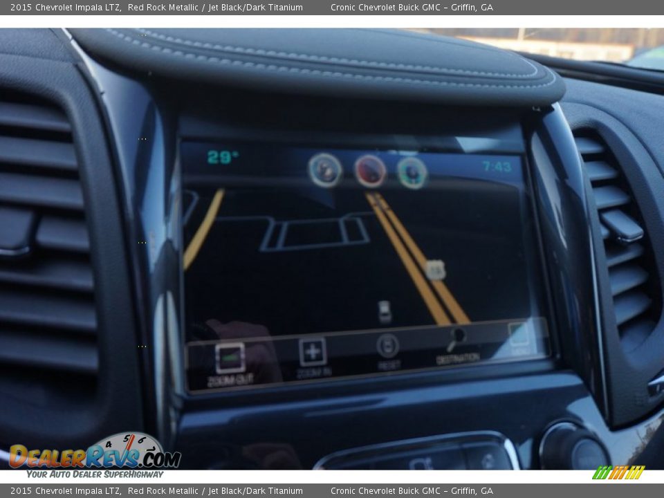2015 Chevrolet Impala LTZ Red Rock Metallic / Jet Black/Dark Titanium Photo #13