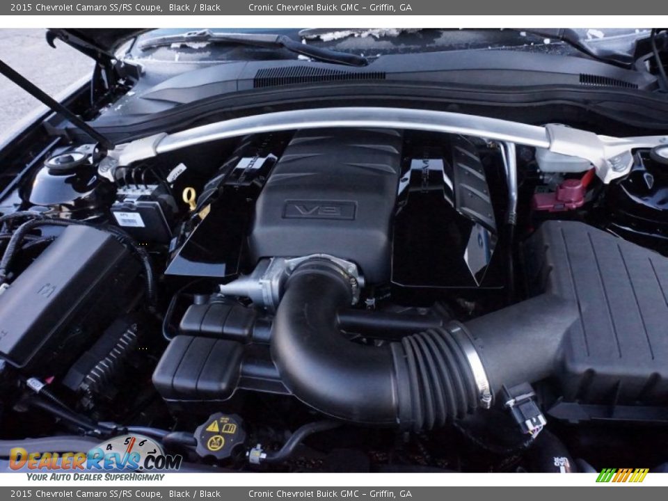 2015 Chevrolet Camaro SS/RS Coupe Black / Black Photo #12