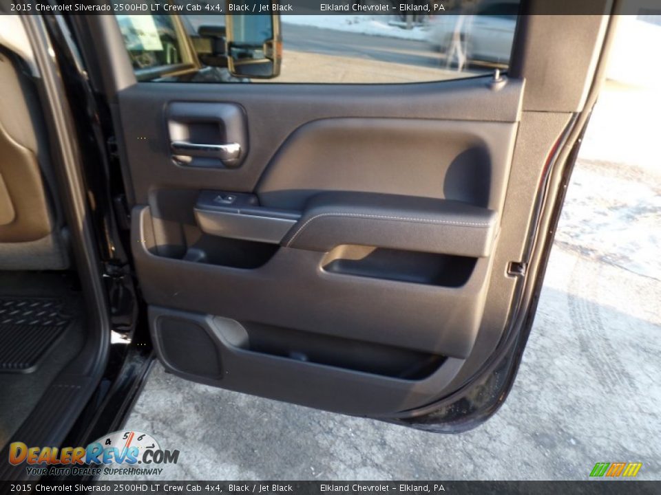 2015 Chevrolet Silverado 2500HD LT Crew Cab 4x4 Black / Jet Black Photo #26
