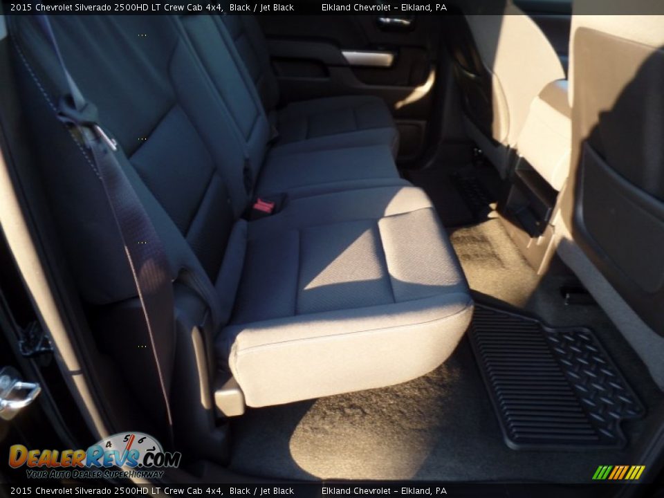 2015 Chevrolet Silverado 2500HD LT Crew Cab 4x4 Black / Jet Black Photo #27