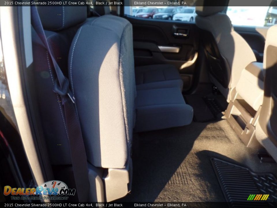 2015 Chevrolet Silverado 2500HD LT Crew Cab 4x4 Black / Jet Black Photo #28