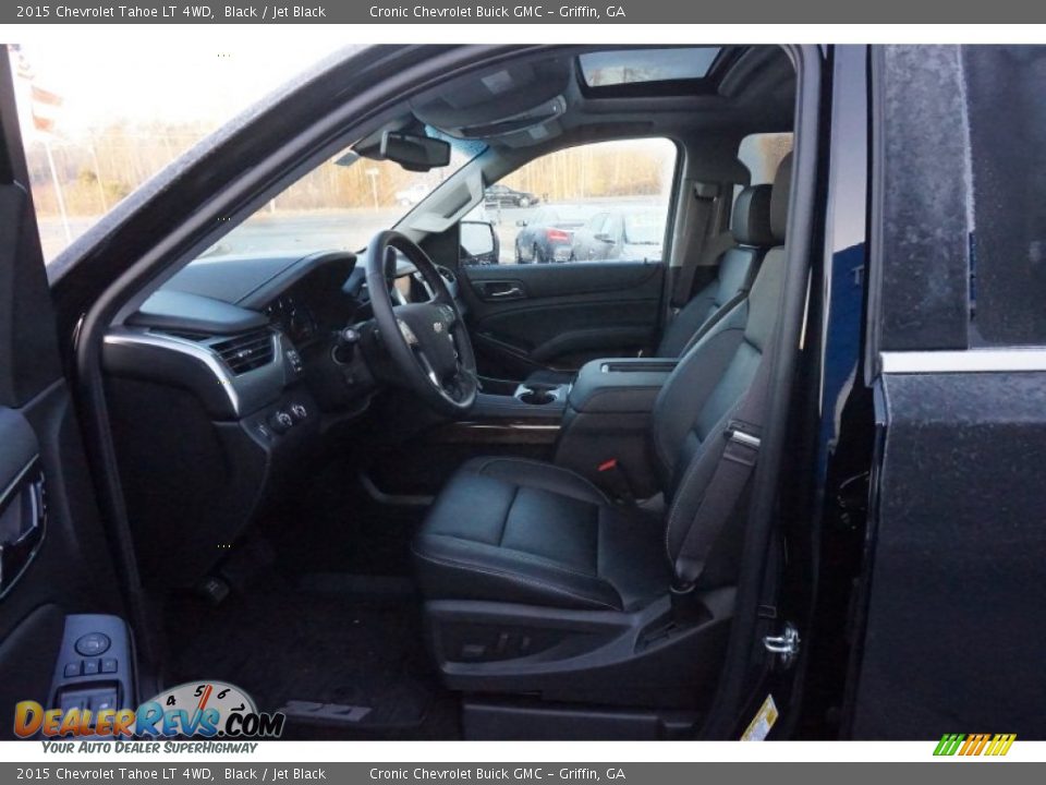 2015 Chevrolet Tahoe LT 4WD Black / Jet Black Photo #8