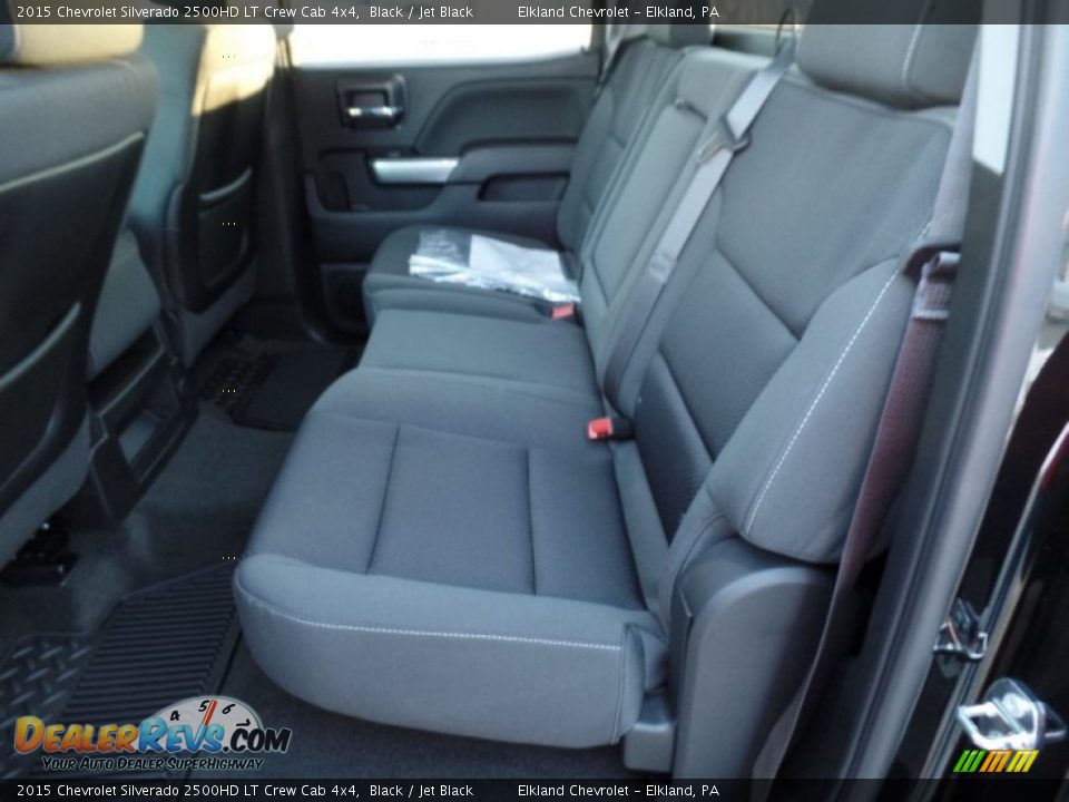 2015 Chevrolet Silverado 2500HD LT Crew Cab 4x4 Black / Jet Black Photo #31