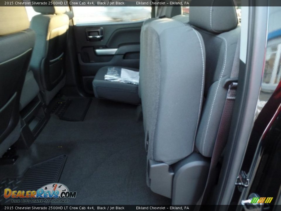 2015 Chevrolet Silverado 2500HD LT Crew Cab 4x4 Black / Jet Black Photo #32