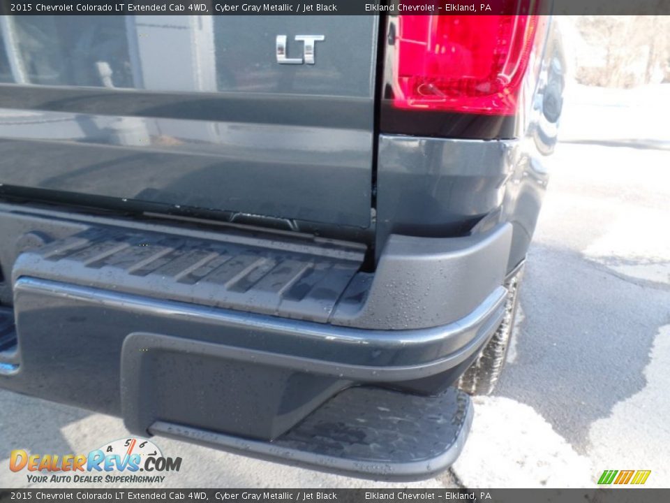 2015 Chevrolet Colorado LT Extended Cab 4WD Cyber Gray Metallic / Jet Black Photo #11