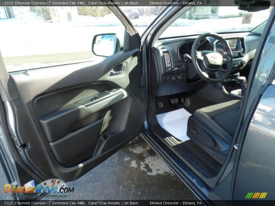 2015 Chevrolet Colorado LT Extended Cab 4WD Cyber Gray Metallic / Jet Black Photo #13
