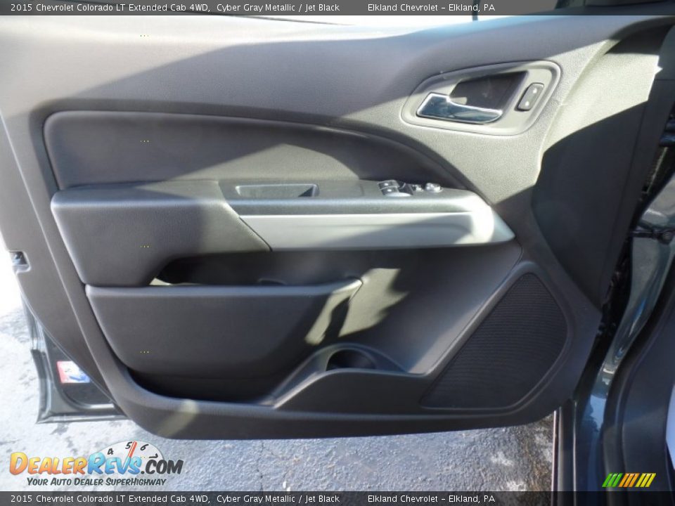 2015 Chevrolet Colorado LT Extended Cab 4WD Cyber Gray Metallic / Jet Black Photo #14