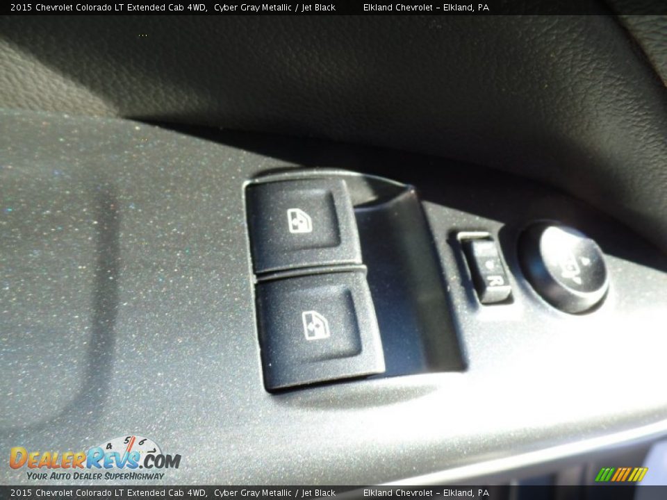 2015 Chevrolet Colorado LT Extended Cab 4WD Cyber Gray Metallic / Jet Black Photo #15