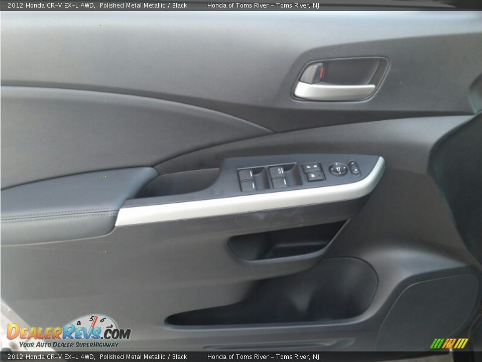 2012 Honda CR-V EX-L 4WD Polished Metal Metallic / Black Photo #18