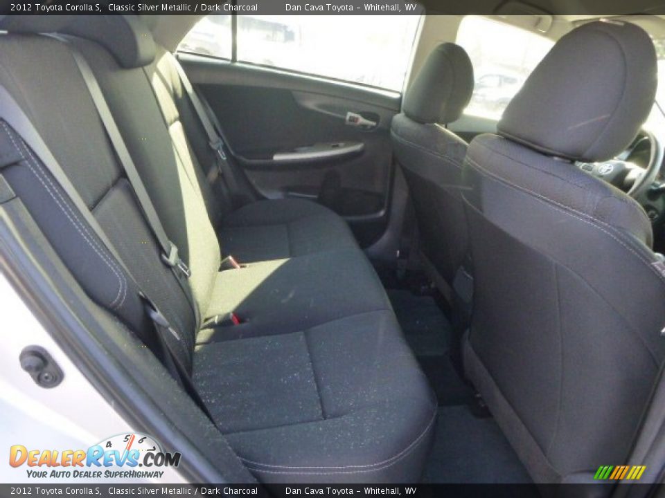 2012 Toyota Corolla S Classic Silver Metallic / Dark Charcoal Photo #9