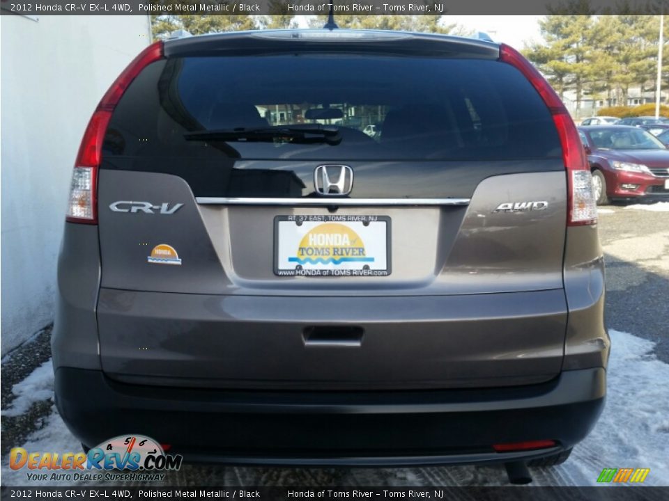 2012 Honda CR-V EX-L 4WD Polished Metal Metallic / Black Photo #20